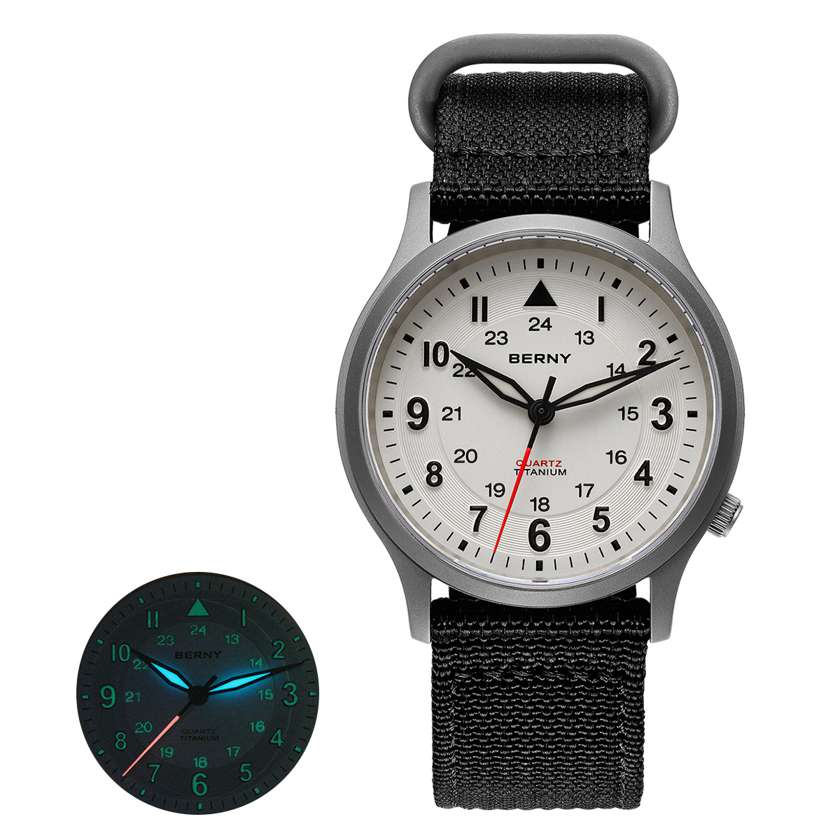 Titanium Sport Watch - BERNY Orologi in titanio da uomo