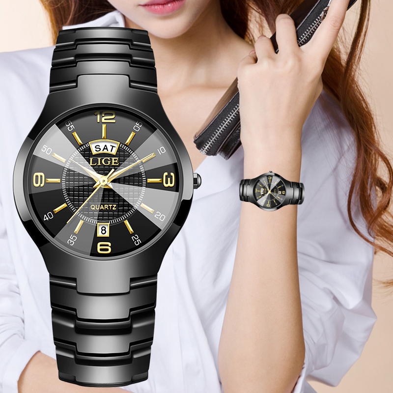 Luxury Watch Quartz - LIGE Orologio da polso da donna