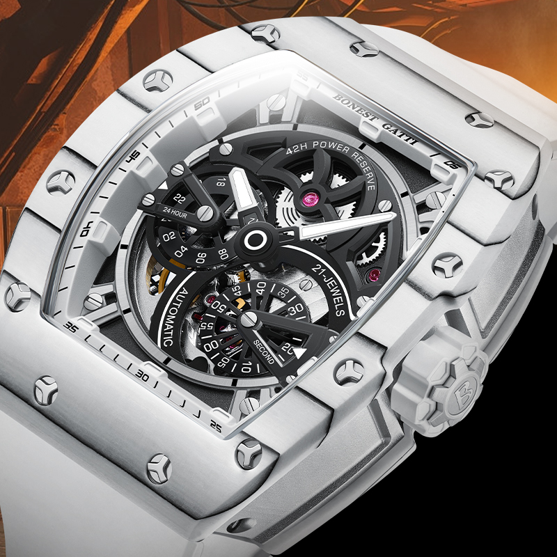 Luxury Watch Second Hand - Orologio Meccanico da Uomo BONEST GATTI,