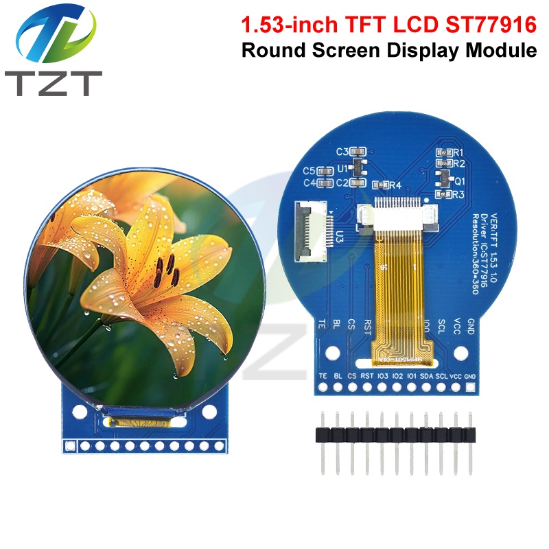 Regulator Display Watch - 1/2/3 Pezzi Display LCD TFT Rotondo
