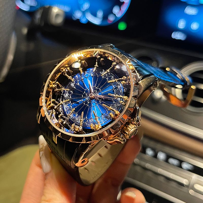Table Watch Luxury - Orologio da Uomo Lussuoso ed Elegante,