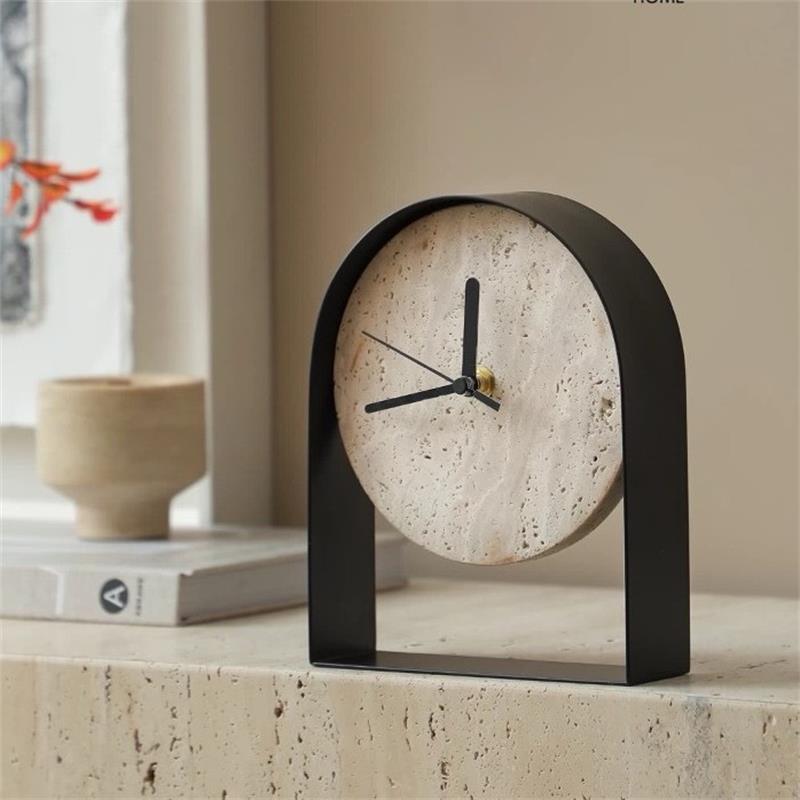 Table Watch Luxury - Orologio da Tavolo in Marmo di