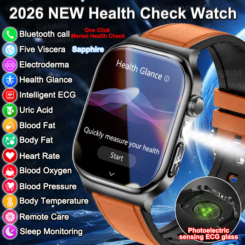 Gmt Dual Timezone Watch - Nuovo Smartwatch 2026 per Diagnosi Accurata