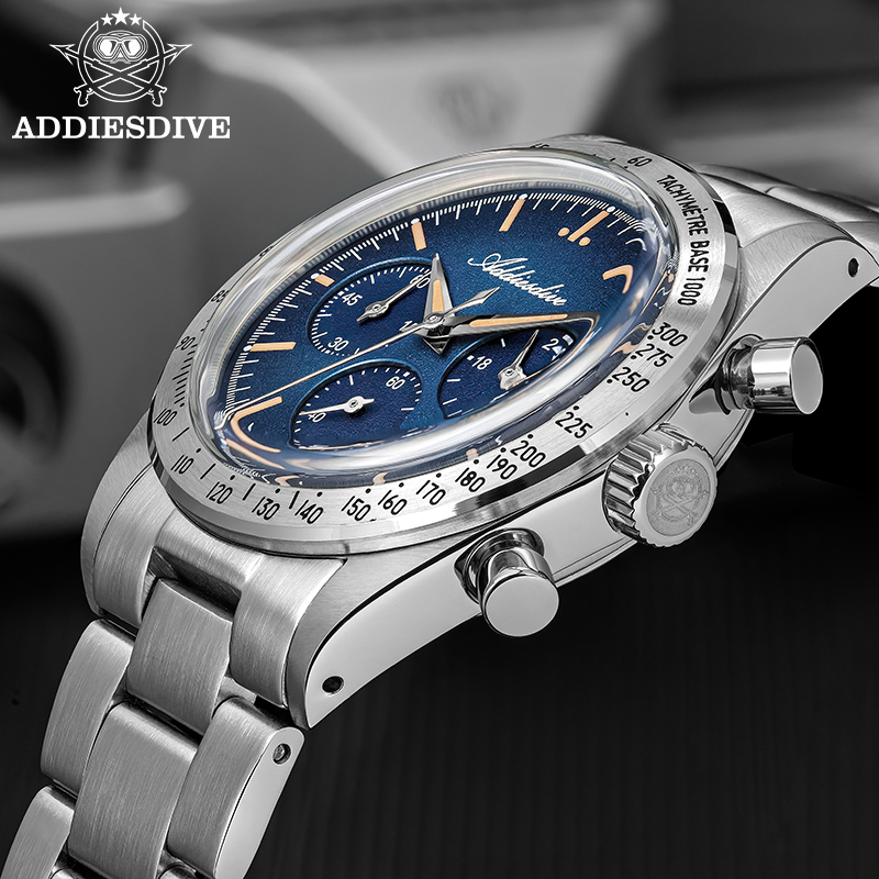 Luxury Watch Second Hand - ADDIESDIVE Nuovi orologi da uomo Cronografo