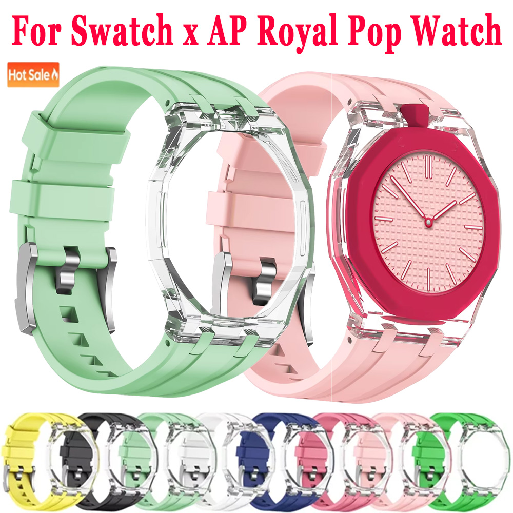 Luxury X I Watch - Cinturino in silicone liquido + cover