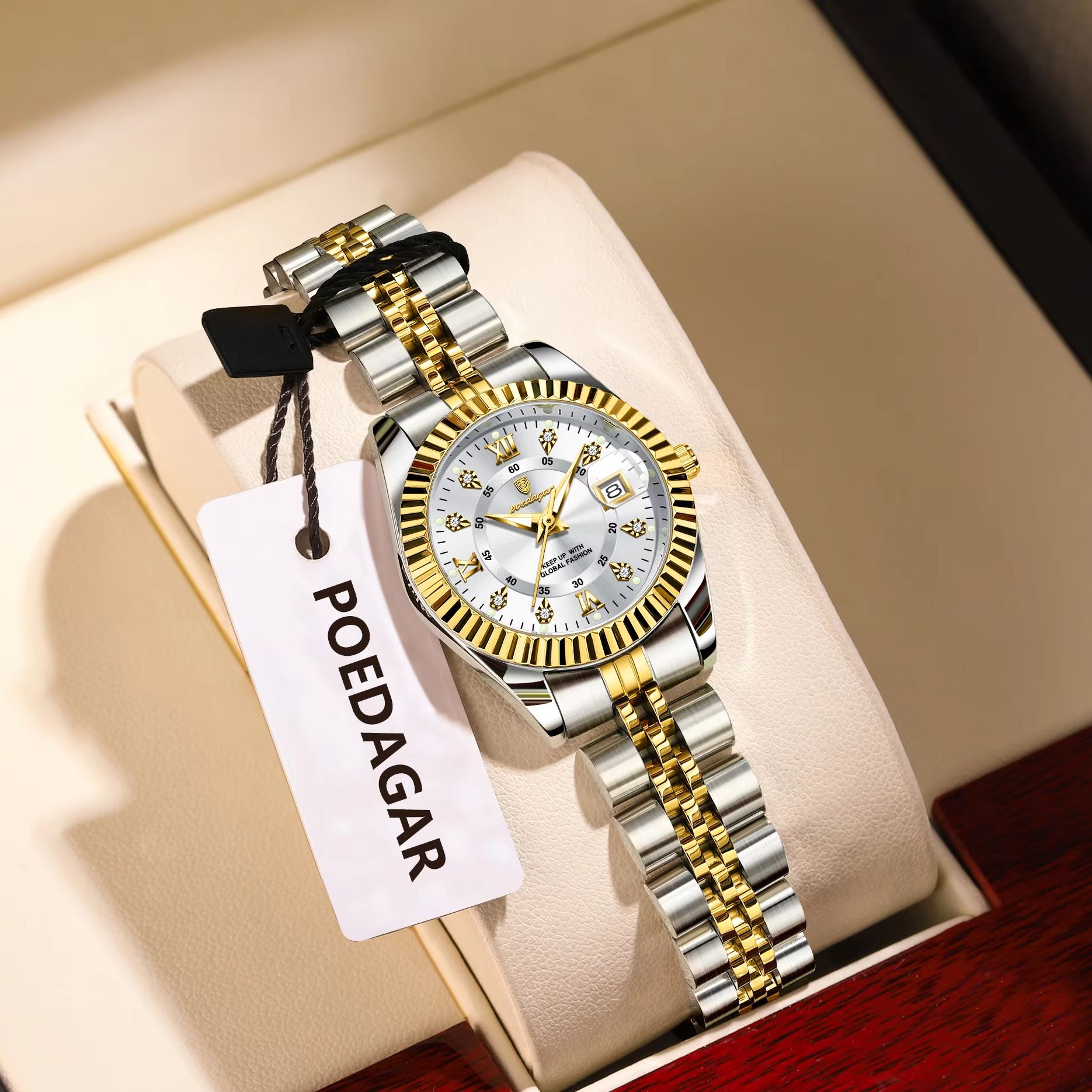 Luxury Watch Ladies - POEDAGAR Orologio da polso da donna