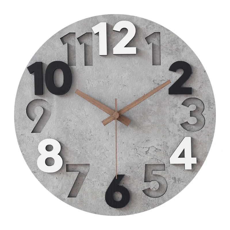 Luxury Watch Europe - Moderno 3d In Legno Orologio da