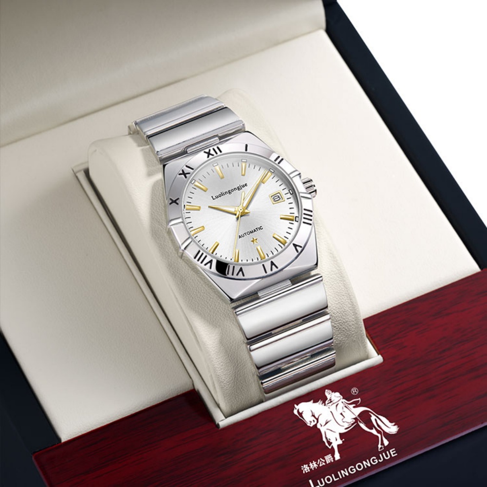 Luxury Watch Tier - Orologio meccanico da uomo d'affari di