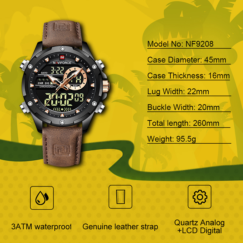 Luxury Watch Low Price - Nuovo Orologio da Uomo NAVIFORCE, Cronografo