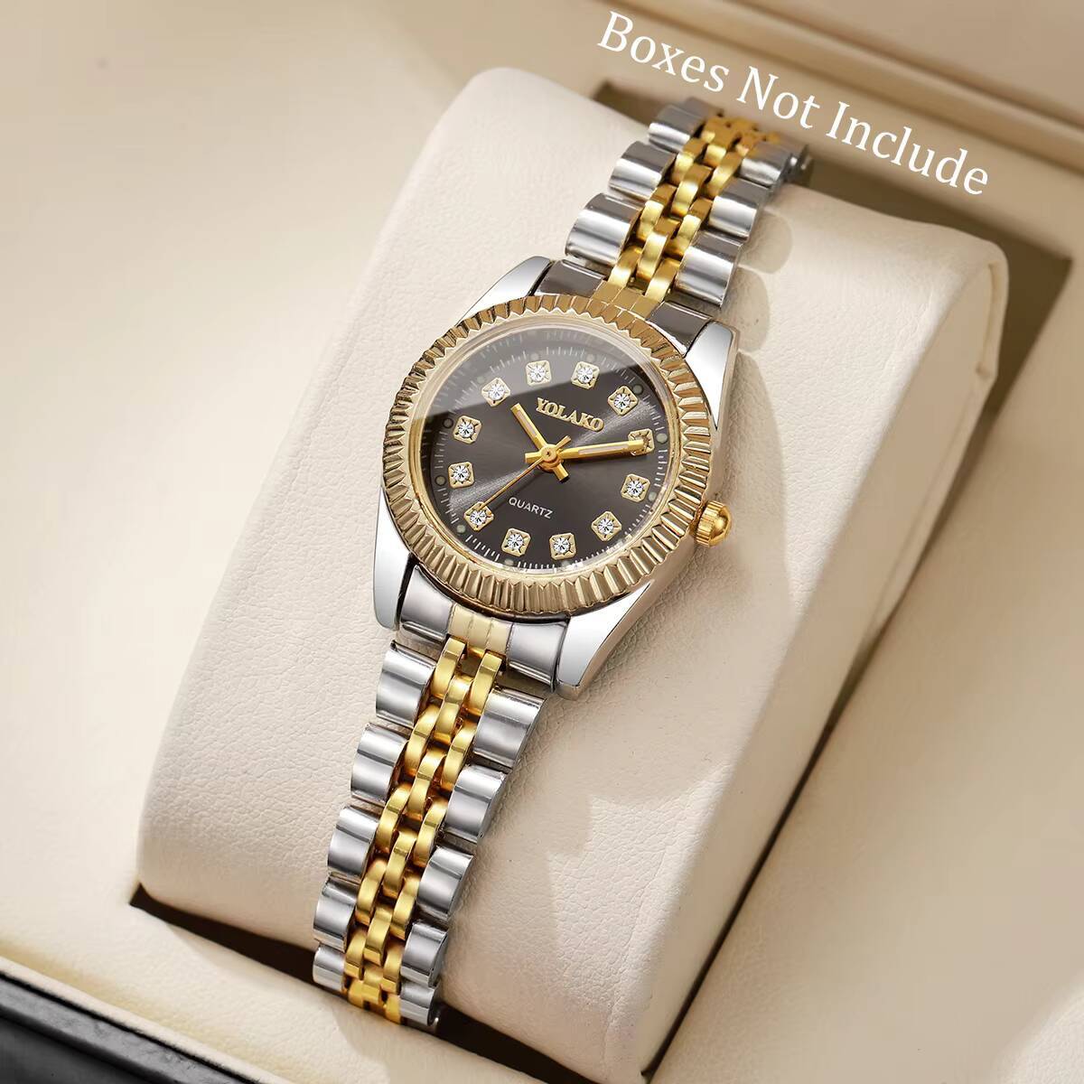 Luxury Watch Holder - Orologio da donna al quarzo con