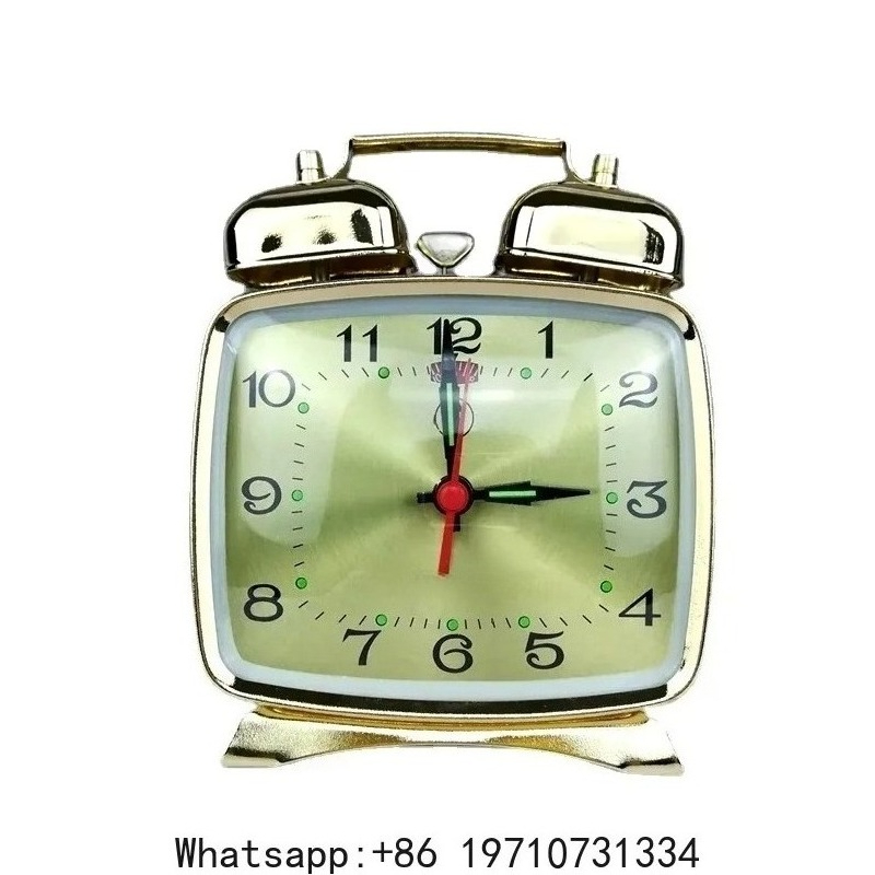 Table Watch Luxury - Sveglia Meccanica in Metallo, Orologio da