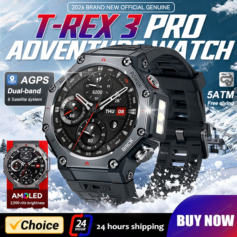 Gmt Dual Timezone Watch - Nuovo Smartwatch GPS 2026 con GNSS