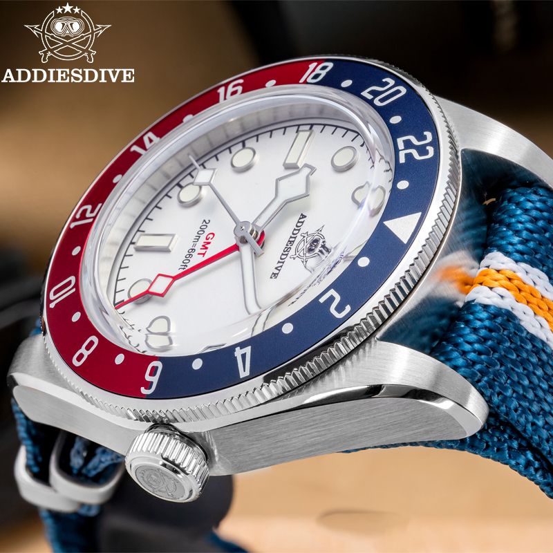 ADDIESDIVE 39mm Orologio da po - Gmt Dual Timezone Watch recensione e prezzo