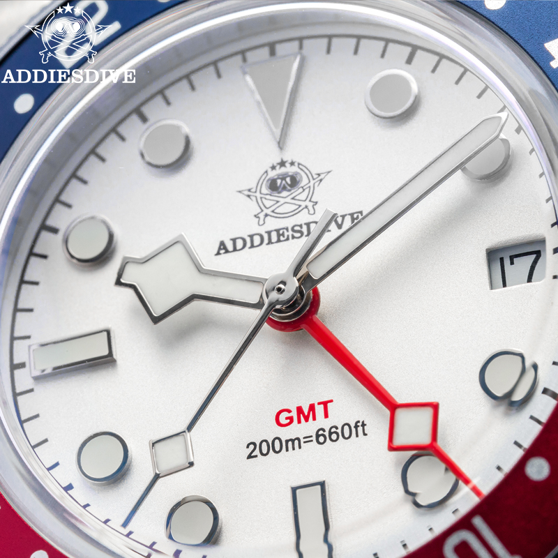 ADDIESDIVE 39mm Orologio da po - Gmt Dual Timezone Watch recensione e prezzo