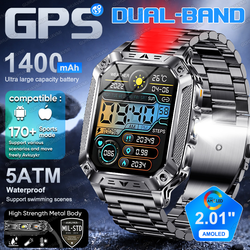 Smartwatch GPS Dual-band 2026  - Gmt Dual Timezone Watch recensione e prezzo