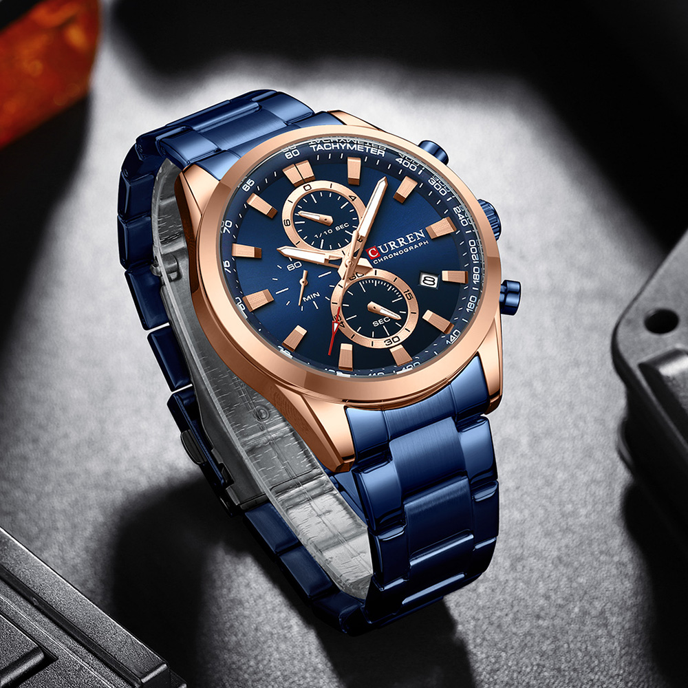 CURREN Cronografo di moda di l - Luxury Watch Audemars Piguet recensione e prezzo