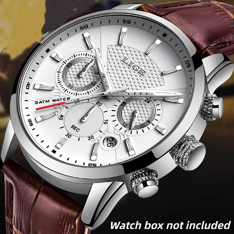 Nuovo Orologio da Uomo in Pell - Luxury Watch Tier recensione e prezzo