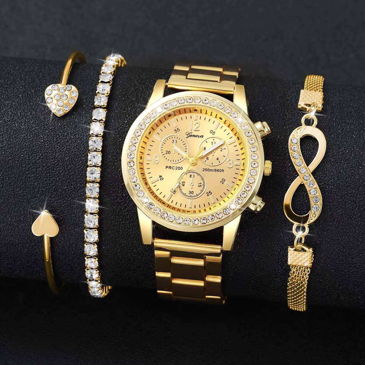 4 pezzi/set di orologi da donn - Luxury Watch Holder recensione e prezzo