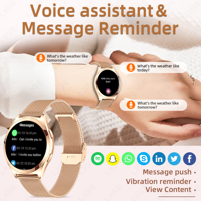 LIGE Orologio intelligente di  - Compass Watch Luxury recensione e prezzo