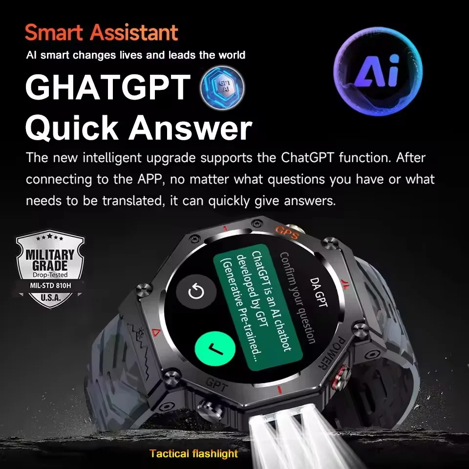 Nuovo Smartwatch GPS 2026 con  - Gmt Dual Timezone Watch recensione e prezzo