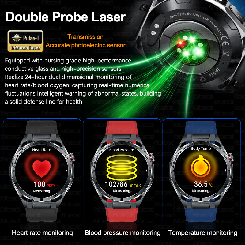Smartwatch Al-GPT Professional - Gmt Dual Timezone Watch recensione e prezzo